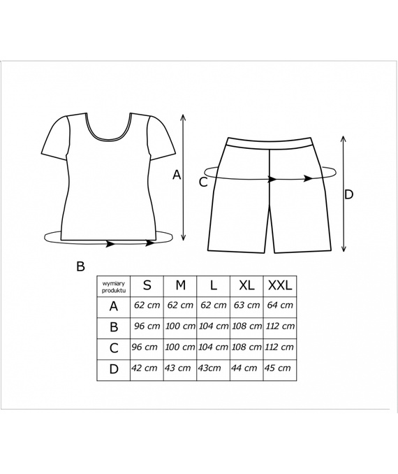 Pijama mujer Melisa 1/2 Donna – viscosa, manga corta