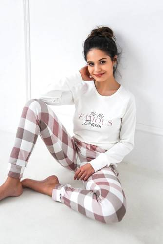 Joselyn Pijama de mujer Sensis Interlock - crema