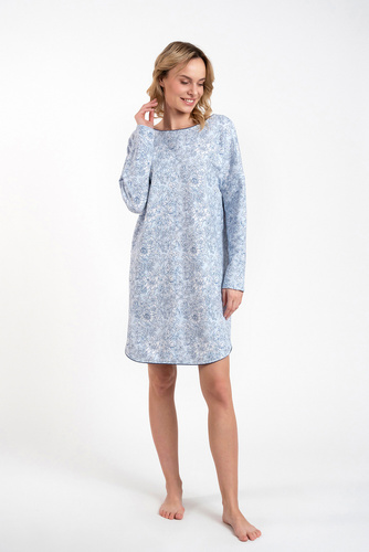 Camisón Gracjela Moda Italiana - estampado azul