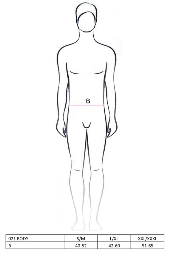 021 Body de hombre Passion negro