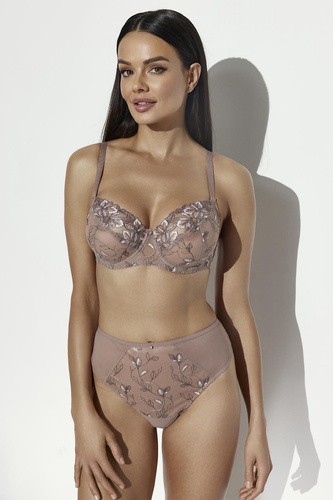Ava 2274 Mocha Mousse Sujetador Soft Bordado con Aros K-1391