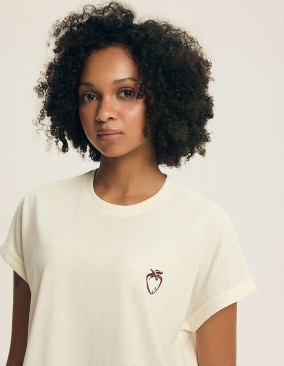 Pijama mujer Henderson Evika 44464 – algodón, bordado fruta, shorts