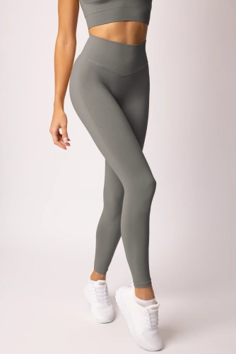 Leggings de mujer SPAIO Flex Innergy 2.0 gris- sin costuras, soporte de recuperación