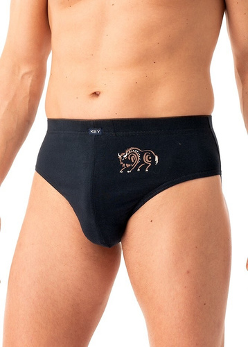 Calzoncillos para hombre MPP 706 B25 Key marrón negro - algodón, paquete de 2 en caja, comodidad y estilo