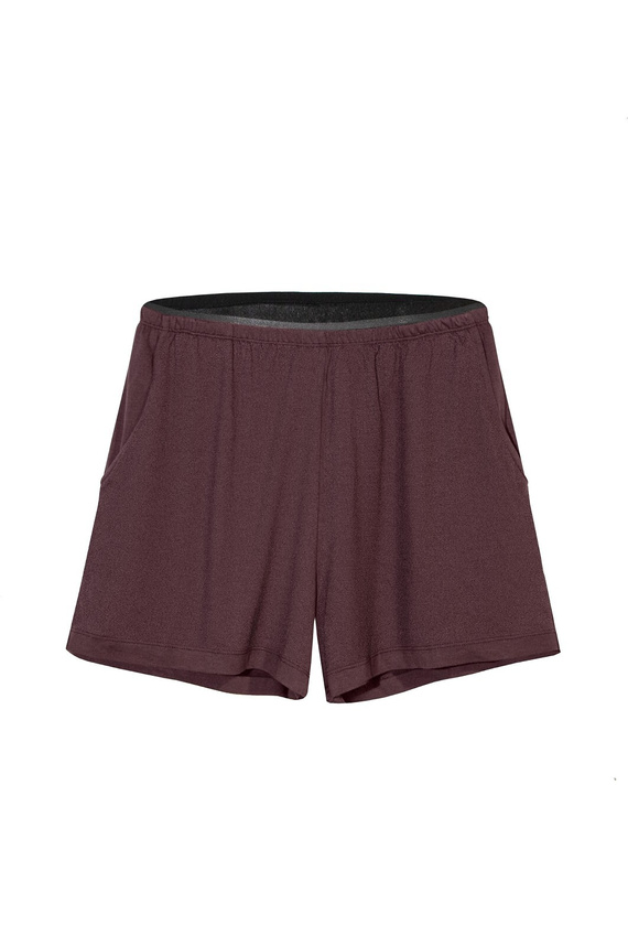 Short pijama Mefemi Mila PDI1 viscosa suave cómodo mujer brown