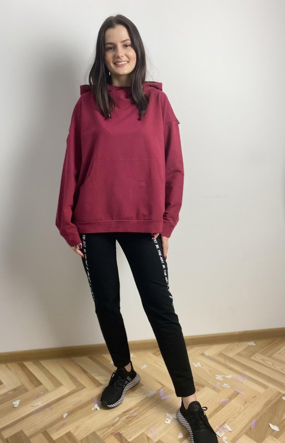 496 Chándal de mujer Just Forex - granate