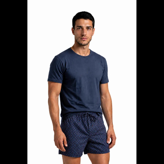 Sesto Senso 2026/01 Granat Pijama corta para hombre 100% algodón
