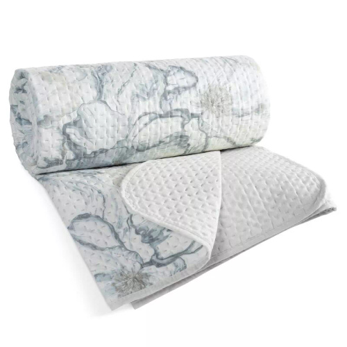 Colcha Eurofirany Lisa Blanca 100% Poliéster Colcha Elegante para Cama