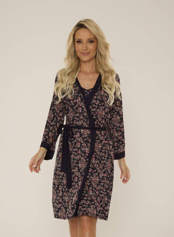 468 Bata de mujer Mia Forex - azul marino