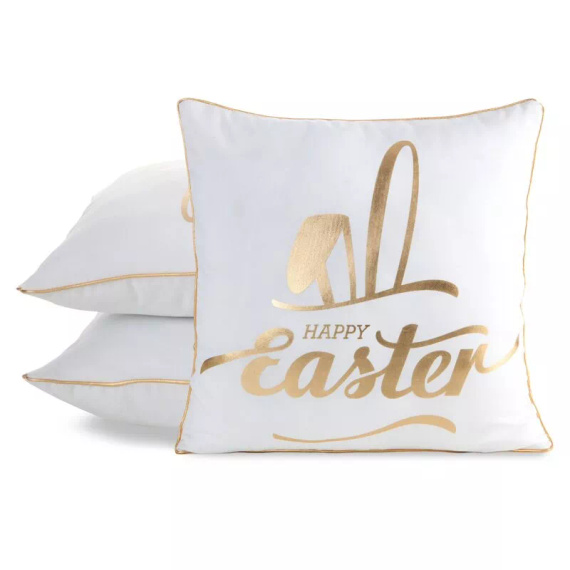 Eurofirany Wiosna 41– funda de cojín decorativa pascual elegante