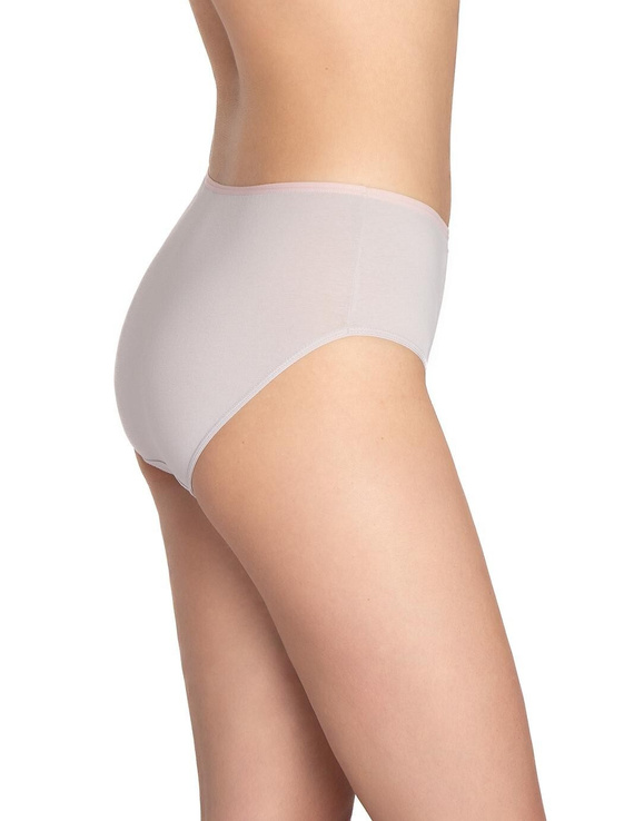 L-122BI-62 Pack de 3 braguitas Lama para mujer, algodón, corte clásico gris crudo burdeos