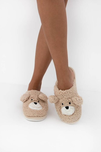 Pantuflas de mujer Mary Sensis - beige