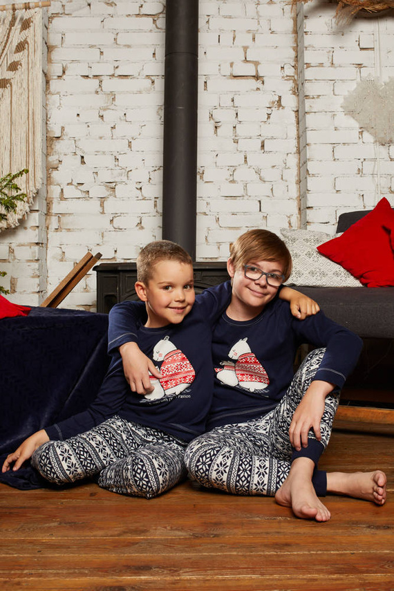 Arktyka Pijama niño Moda Italiana - azul marino