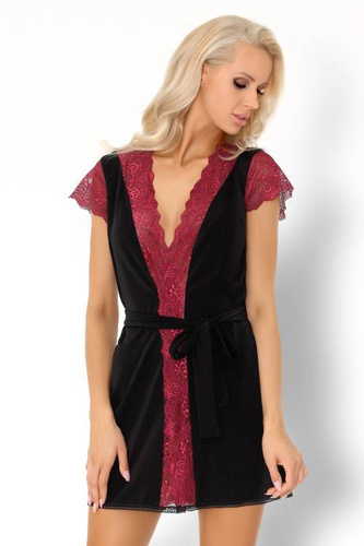 Kumiko LC 90428 Rosa Rosses Colección Bata de mujer LivCo Corsetti