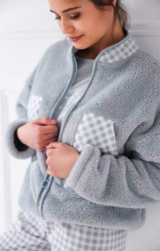 Sensis Desire Blusa para mujer - gris