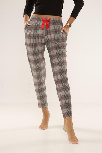 360 Checkered Forex Pantalones de pijama - gris