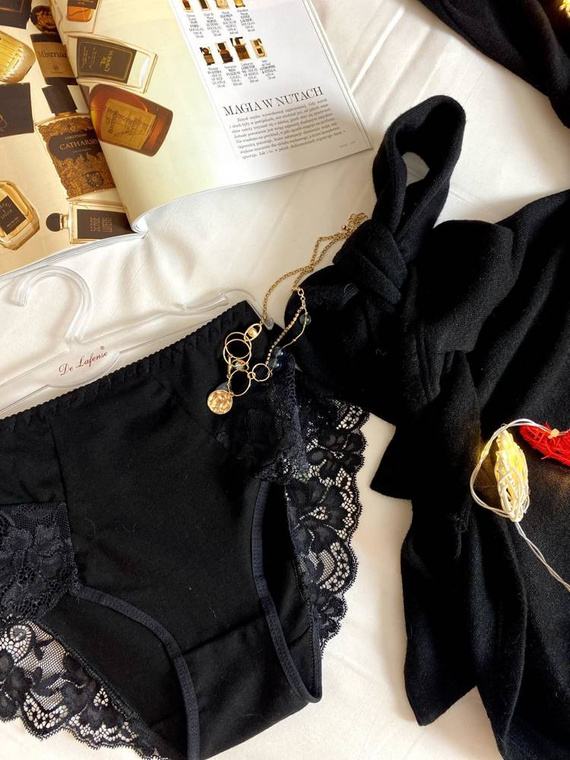 530 Iness Slip de tiro alto De lafense - negro