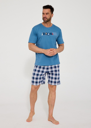 Pijama de hombre Cornette Arizona 326/204 de algodón, camiseta y pantalón corto