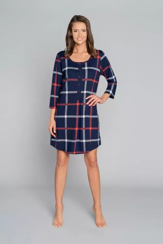 Izera camisa de lactancia para mujer manga 3/4 Moda Italiana - estampado