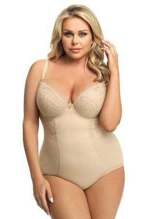 Gorsenia 184 Livia Body reductor con copas - beige