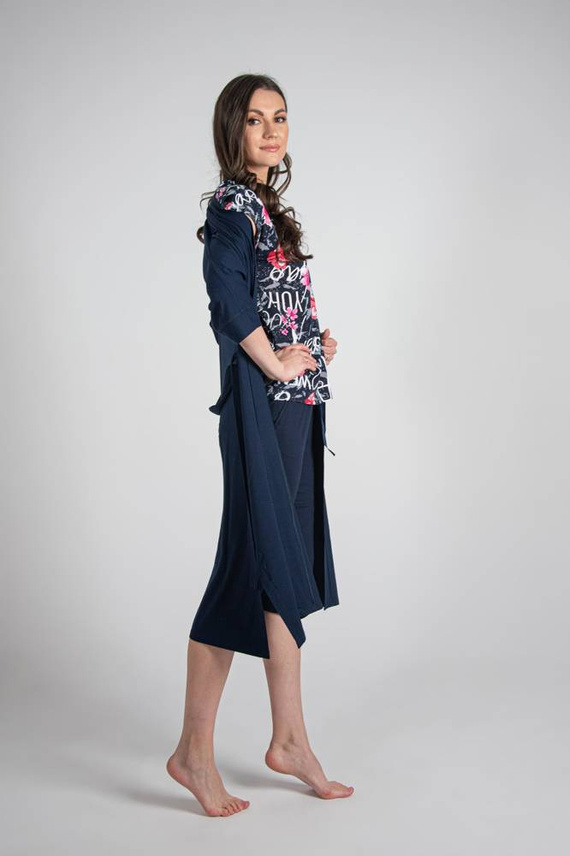 676 Soled Pijama de señora Forex - azul marino