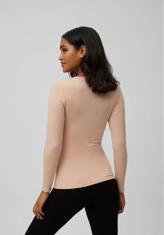 Camiseta térmica de mujer Ysabel Mora 70017 nude- suave, transpirable, hipoalergénica, manga larga