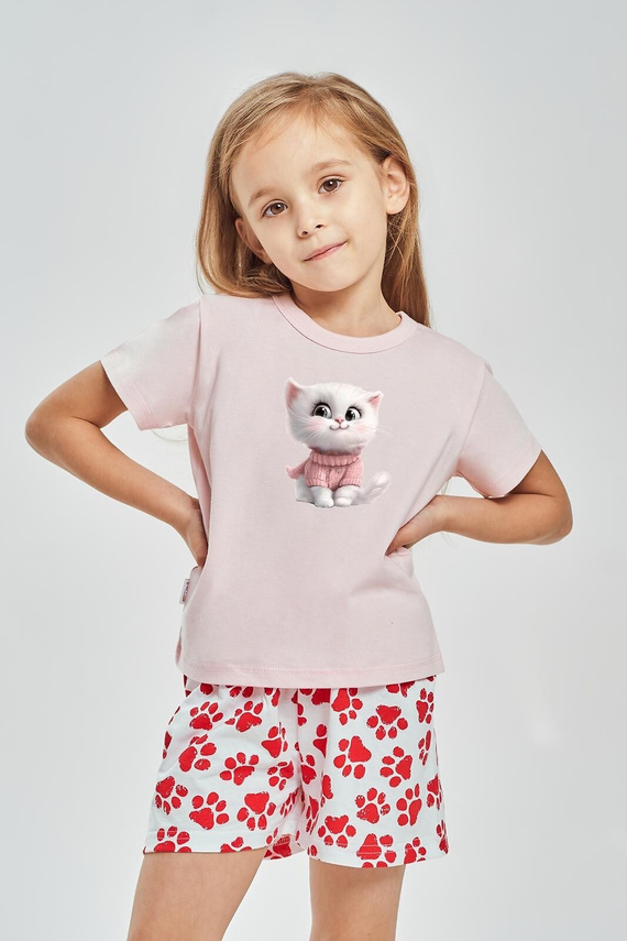 Taro 3551 Nala pijama niña rosa 100% algodón