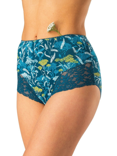 Braga de mujer Key LPF 577 azul - algodón, cómoda, 2 unidades por paquete