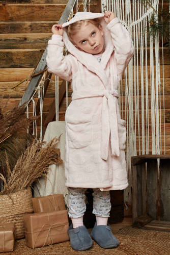 Albornoz de niña Drina Moda Italiana - - rosa