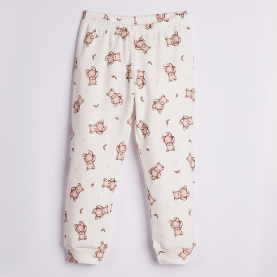 227036 Nicol BENEK Pijama infantil 100% algodón crema con ositos