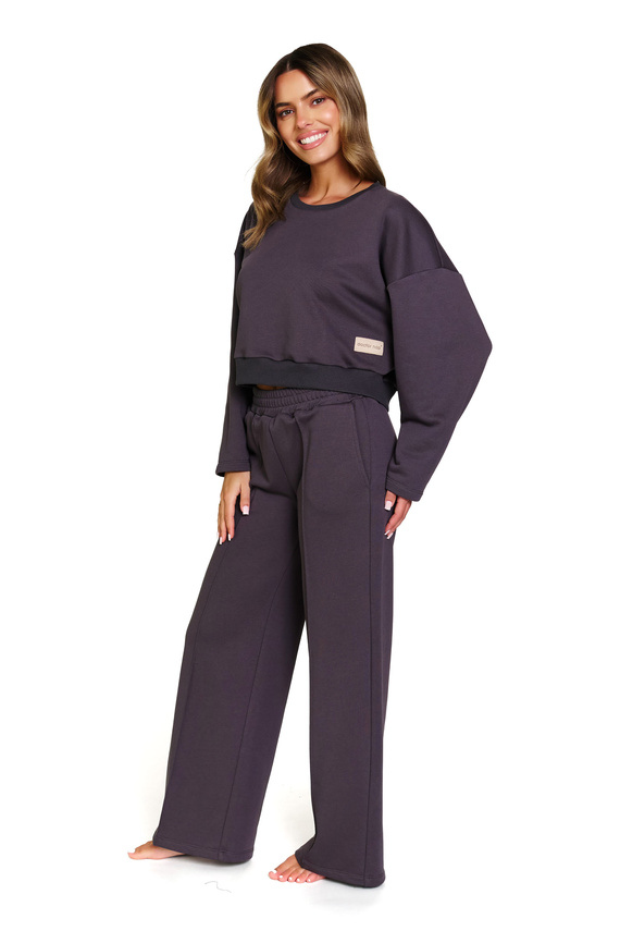 7360 Doctor Nap - Chándal mujer de algodón con pantalón ancho | Producción polaca - fume