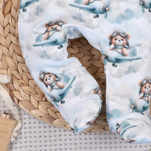 NINI Baby Bear Pilot polaina para bebé orgánica 100% ABN-5750/PIL