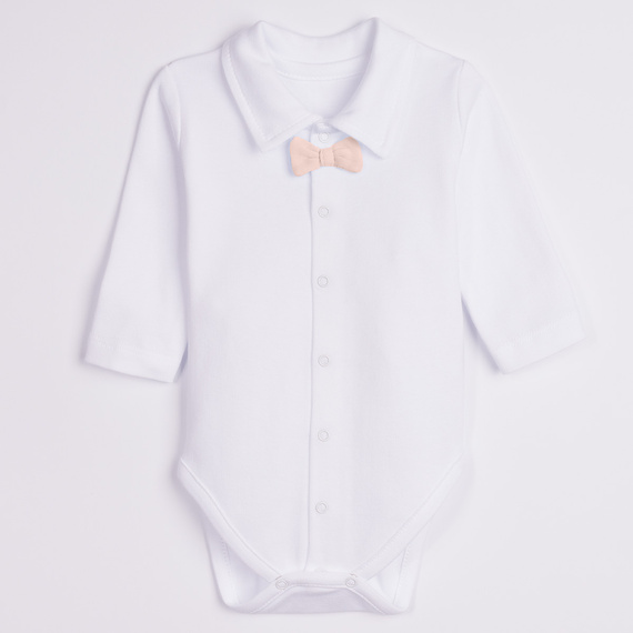 169396 Conjunto para bautizo de niño 5 piezas body algodón sudadera pantalones