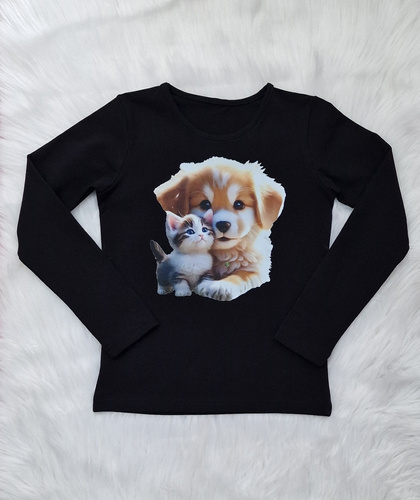 Friends Blusa infantil Bambarillo negro- jersey | Comodidad y estilo