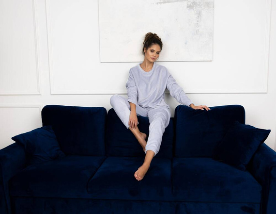 Pijama de mujer Esme Soft Sensis - gris