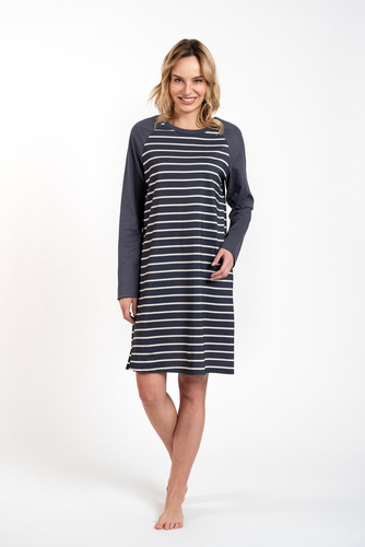 Camisón Oda Moda Italiana - estampado grafito