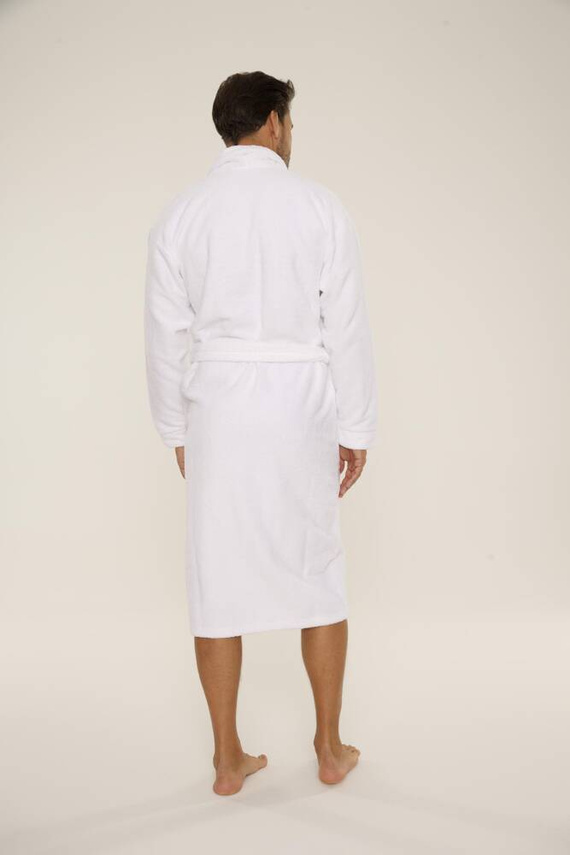 735 Bata de hombre Manuele De Lafense - blanco