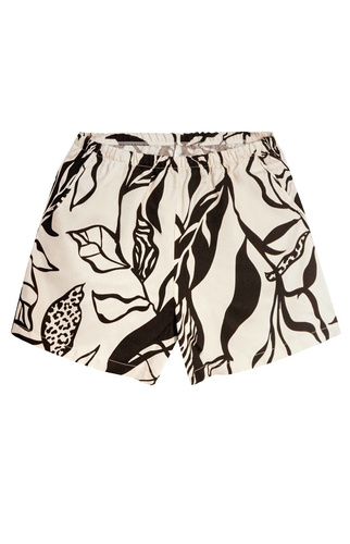 Mefemi by Nipplex Aurora PC82 Pijama de verano para mujer viscosa negro-ecru