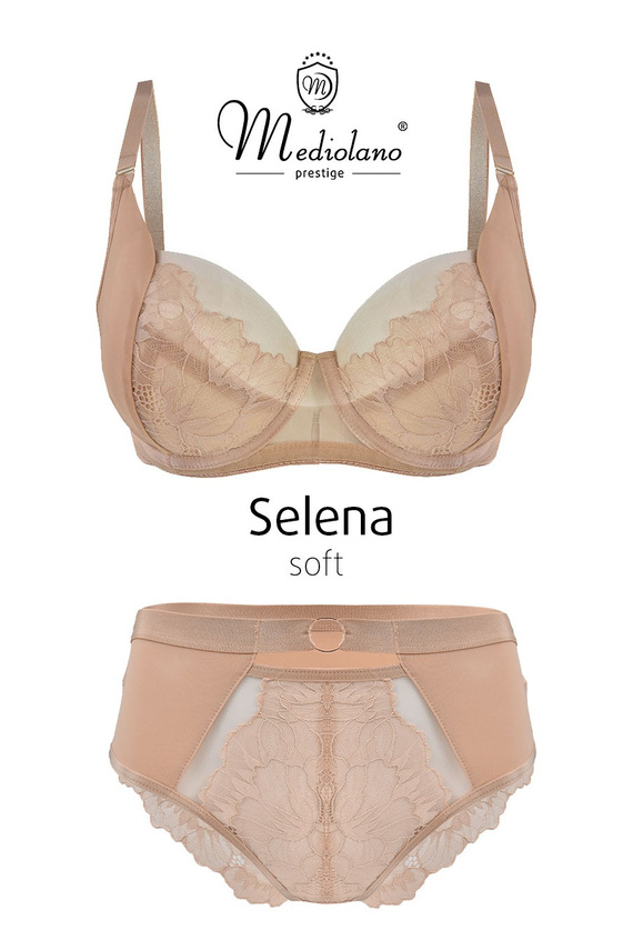 Mediolano Selena Soft 19265 Sujetador soft de encaje beige