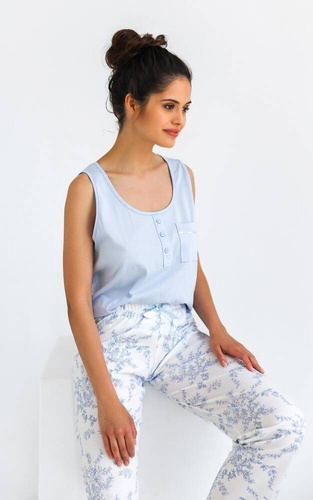 Pijama de mujer Arely Sensis - azul