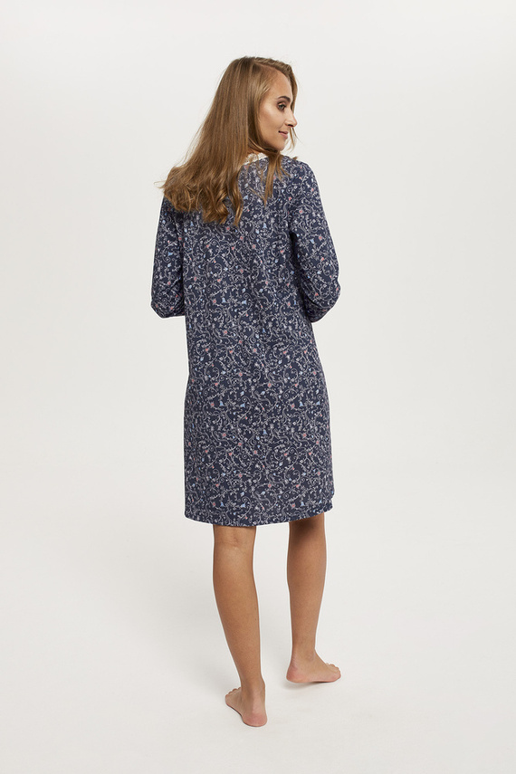 Camisón manga larga Flora Moda Italiana - estampado