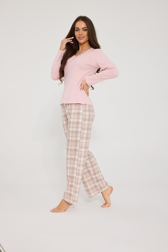 Cornette Colette 659/503 Pijama de mujer modal algodón 3/4 flores