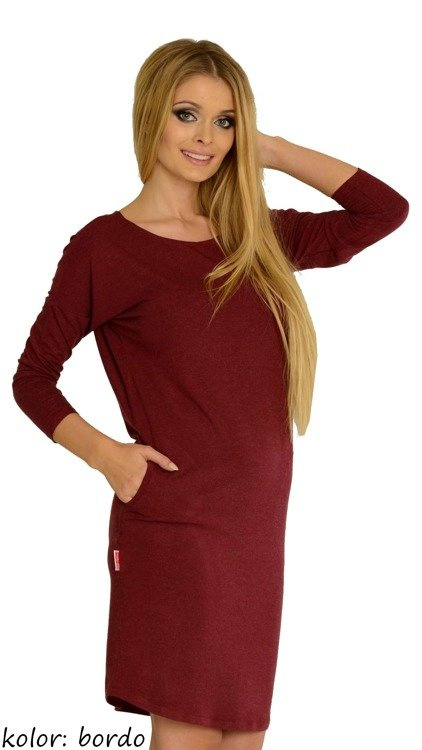 543 Camisón Paula manga 7/8 - grafito