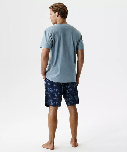 Pijama hombre Atlantic NMP-399 100% algodón – ligero cómodo verano