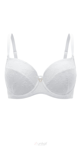 Sujetador Full Cup Unikat Adeli blanco con aros para pecho grande