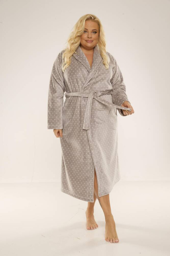 548 Melanie Bata larga de mujer Forex - gris