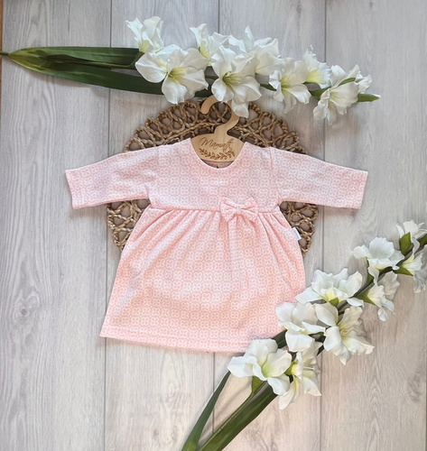 Vestido bebé Mamatti SK15935 flores algodón cómodo suave