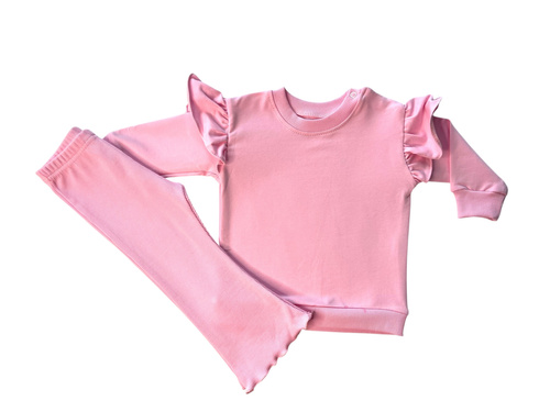 Mamatti DR2570 conjunto para bebé niña - sudadera y leggings en rosa