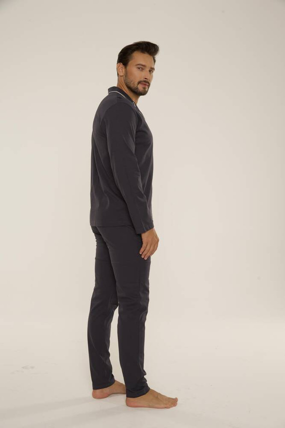 729 Norberto Pijama de hombre De Lafense - grafito