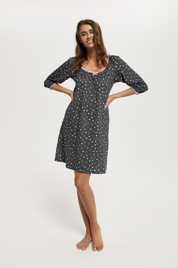 Camisón manga 3/4 Antilia Moda Italiana - estampado